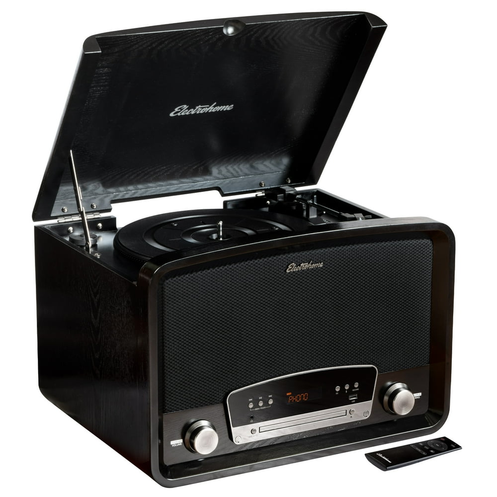 Electrohome Kingston 7in1 Vintage Vinyl Record Player Stereo System