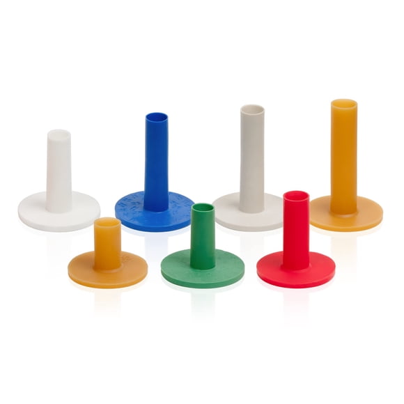 Camisetas de goma de golf XMwangzi 35-78 mm, 5 colores para practicar