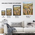 thumbnail image 3 of Artery8 Cleveland Way Yorkshire Hiking Floral Ammonite Living Room Large Wall Art Poster Print Thick Paper 18X24 Inch, 3 of 3