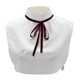 thumbnail image 3 of Pajarita de cinta Cuello alto Cuello decorativo elegante para ropa deportiva Suéter Trabajo, 3 of 9
