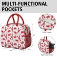 thumbnail image 6 of Lunch Bag Lunch Box for Women Reusable Insulated Lunch Bags,Water-Resistant Crab and Lobsters Cooler Lunch Tote Bag, Large Capacity for Work Travel Picnic, 6 of 6