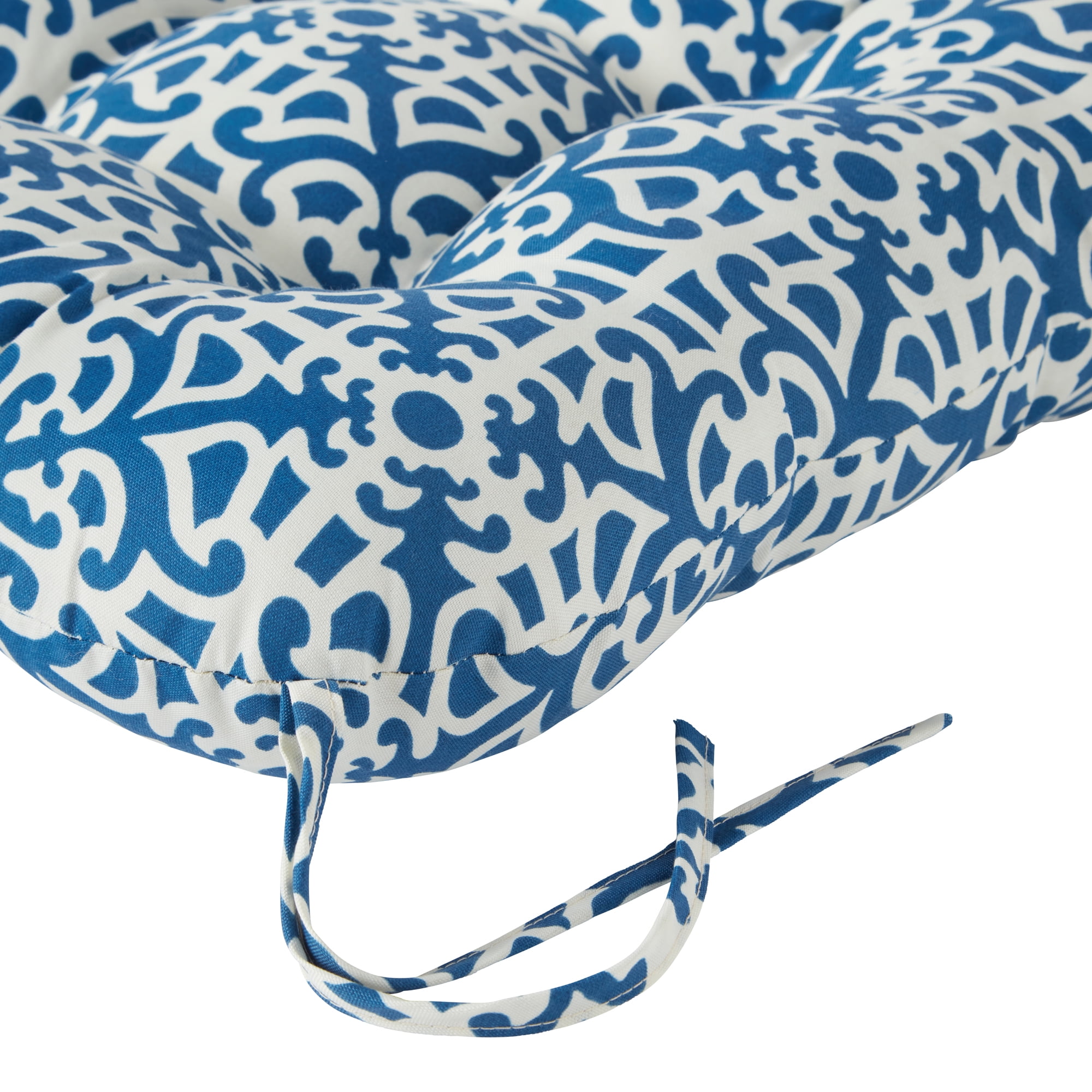 Greendale Home Fashions Outdoor Tufted 42'' x 21'' Chair Cushion, Indigo