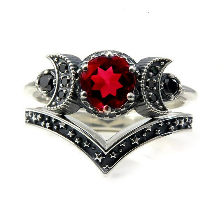 Cute moon rings clearance