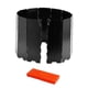 thumbnail image 5 of Parabrisas para estufa de campamento Strade Fareast Limited plegable compacto con bolsa de transporte Negro, 5 of 8