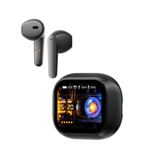 Methold Auriculares Bluetooth con IA que traducen simultáneamente mediante una aplicación y pantalla táctil. Relojes inteligentes