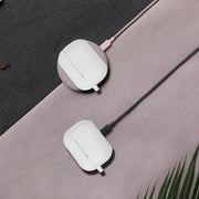 MATEPROX AirPods Pro 2 Case, Silicone AirPods Pro 2nd Gen [2022] Cover with Keychain/Handstrap-White