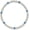 Arctic Ice | White Diamond/Blue Chain 16 inches, variant on Men's baseball necklace, 10mm rhinestone beaded choker, 16/18/20 inches, strong elastic sparkling ice chain, cool baseball accessory, a gift for team members and fans.
