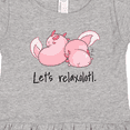 thumbnail image 4 of Inktastic Let's Relaxolotl with Sleeping Axolotls Girls Toddler Dress, 4 of 5