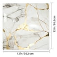 thumbnail image 2 of DEWOO 10pcs Peel and Stick Backsplash Wall Tile, Waterproof Peel and Stick Marble Wall Tiles, Self-Adhesive Panels for Bathroom, Kitchen, and Living Room (White Gold Marble,12"×12"), 2 of 11