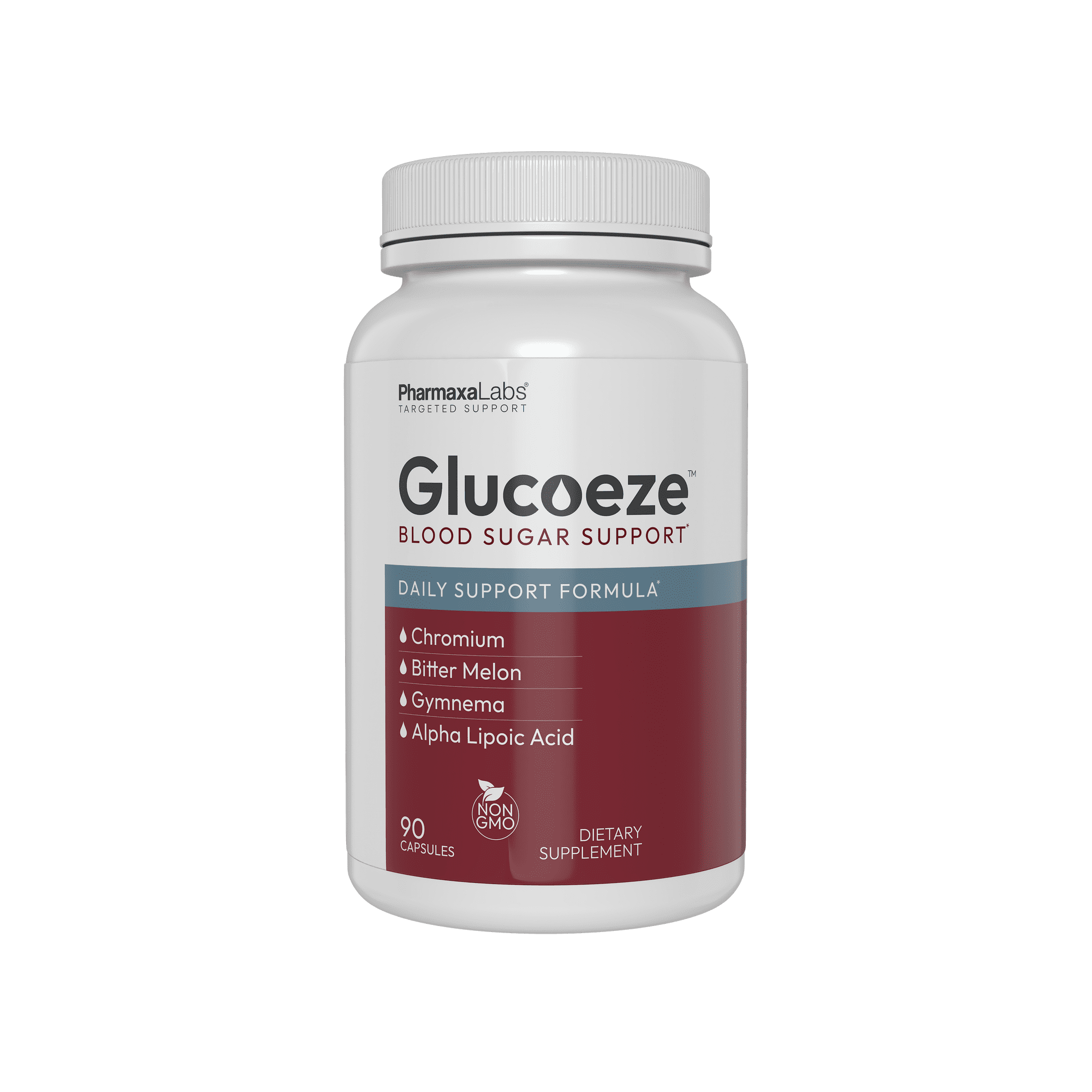 Glucoeze Dietary Supplement Blood Sugar Support 90 Capsules