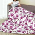 thumbnail image 6 of Sikiie Orchids Flowers Ultra-Soft Micro flannel Blanket Luxury All Seasons Warm Blanket for Bedding Sofa and Travel (4 sizes)-60"x50", 6 of 7