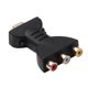 thumbnail image 1 of -Compatible con 3 adaptadores de audio y video RCA RGB -Conector de componente adaptador de audio y video macho a 3 RCA, 1 of 7