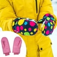 thumbnail image 4 of Guantes de invierno cálidos para hombres y mujeres, cómodos, aislantes, gruesos, portátiles, para clima frío Rosa claro, 4 of 7
