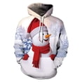 thumbnail image 1 of WILLBEST Sudadera de Mujer con Capucha, Estilo Navideño, con Estampado, Cremallera, Manga Larga, Bolsillo y Cordón Ajustable Ideal para El Día A Día Deportivo Chica​​, 1 of 3