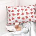 thumbnail image 5 of Kdxio Cotton Pillow Cases Pillowcases,Soft and Breathable Bedroom Pillow Cases-Hand Drawn Strawberry, 5 of 8