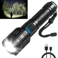 thumbnail image 1 of Rechargeable Flashlights, Handheld Tactical Flashlights, 5 Modes LED Flashlight, Flashlight Waterproof, 1 of 7