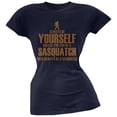 thumbnail image 1 of Always Be Yourself Sasquatch T-Shirt Doux Bleu Marine pour Adolescentes, 1 of 1