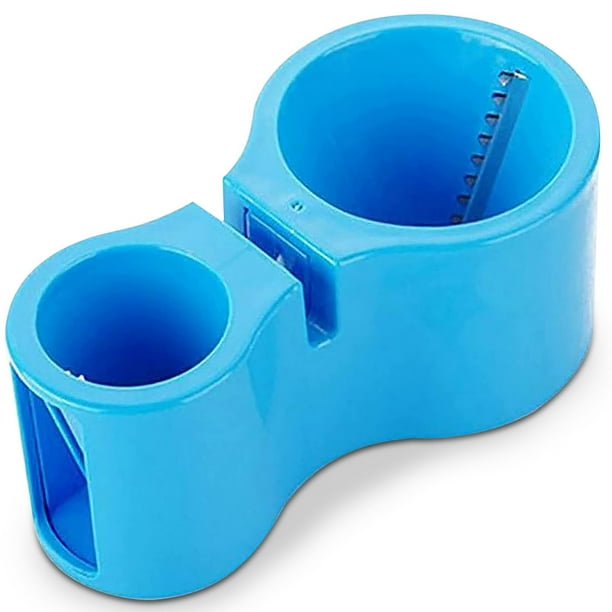 Advancent Rallador de frutas giratorio Manual de acero inoxidable, cortador pequeño de mano, trituradora de preparación de alimentos, restaurante, chef, Cocina y Comedor Azul Advancent HA011795-03