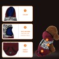 thumbnail image 4 of Ropa para mascotas Sudaderas Abrigos para perros Chaleco con capucha Chaquetas para cachorro Su Romacci Chaleco de algodon, 4 of 7