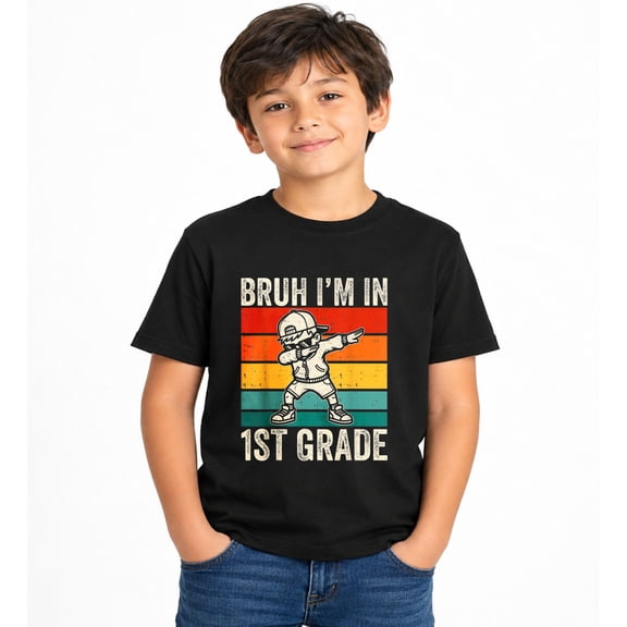 1st Grade for Boys Back to School First Day of First Grade T-Shirt