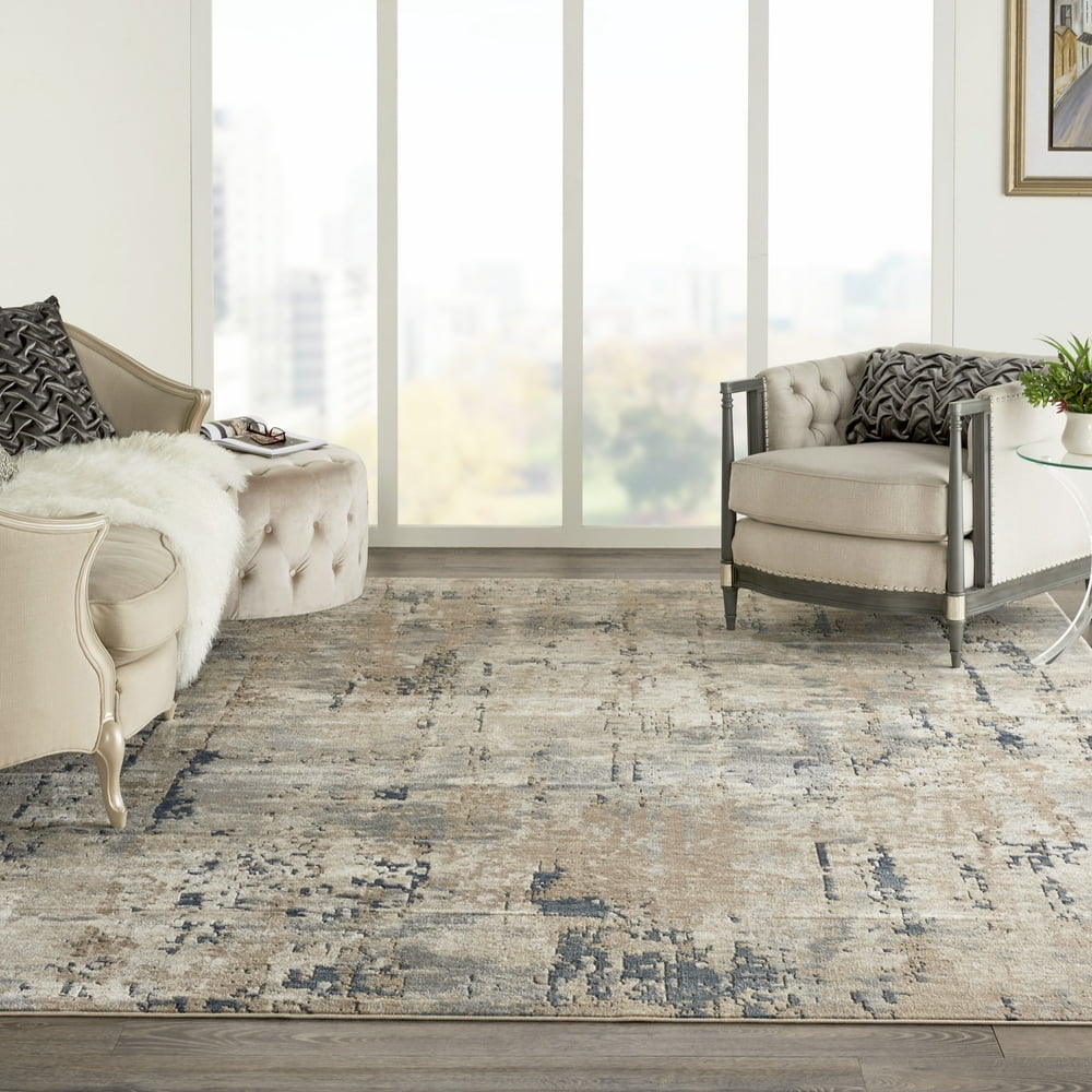 Nourison Concerto Modern Abstract Beige/Grey Area Rug