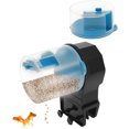 thumbnail image 1 of Automatic Fish Feeder for Aquarium & Fish Tank - Battery Operated Timer with 2 Containers (100ml & 210ml), Blue, 1 of 7