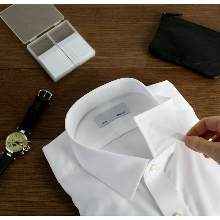 Set of 6 Collar Stays Wrinkle Proof for Uniform Mens Dress Shirt