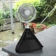thumbnail image 2 of Trípode para acampar Fan Guard Bolsa de almacenamiento Aire libre Soporte para ventilador (Negro) Tmvgtek excursión de campamento, 2 of 9