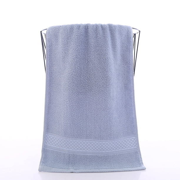 Nvzi Toallas de 3 piezas, 11.81 x 11.81 pulgadas, toallas de algodón lisas, ligeras y de secado rápido para el baño y el aseo (gris medio).