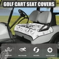 thumbnail image 3 of Whosucclay Love To Golf Golf Cart Seat Protector, Breathable Towel Blanket 4 Front Pockets One-Step Mount Golf Cart Seat Accessories for Most 2-Seat Golf Carts, 3 of 7