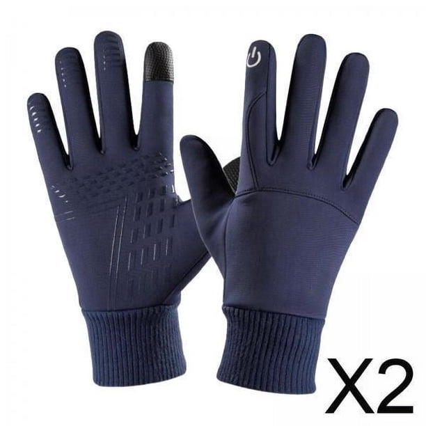 Guantes de invierno impermeables,Guantes de esquí de invierno para dedos completos con pantalla táctil,Guantes impermeables a prueba de viento Clima frío Cálido,Guantes para correr