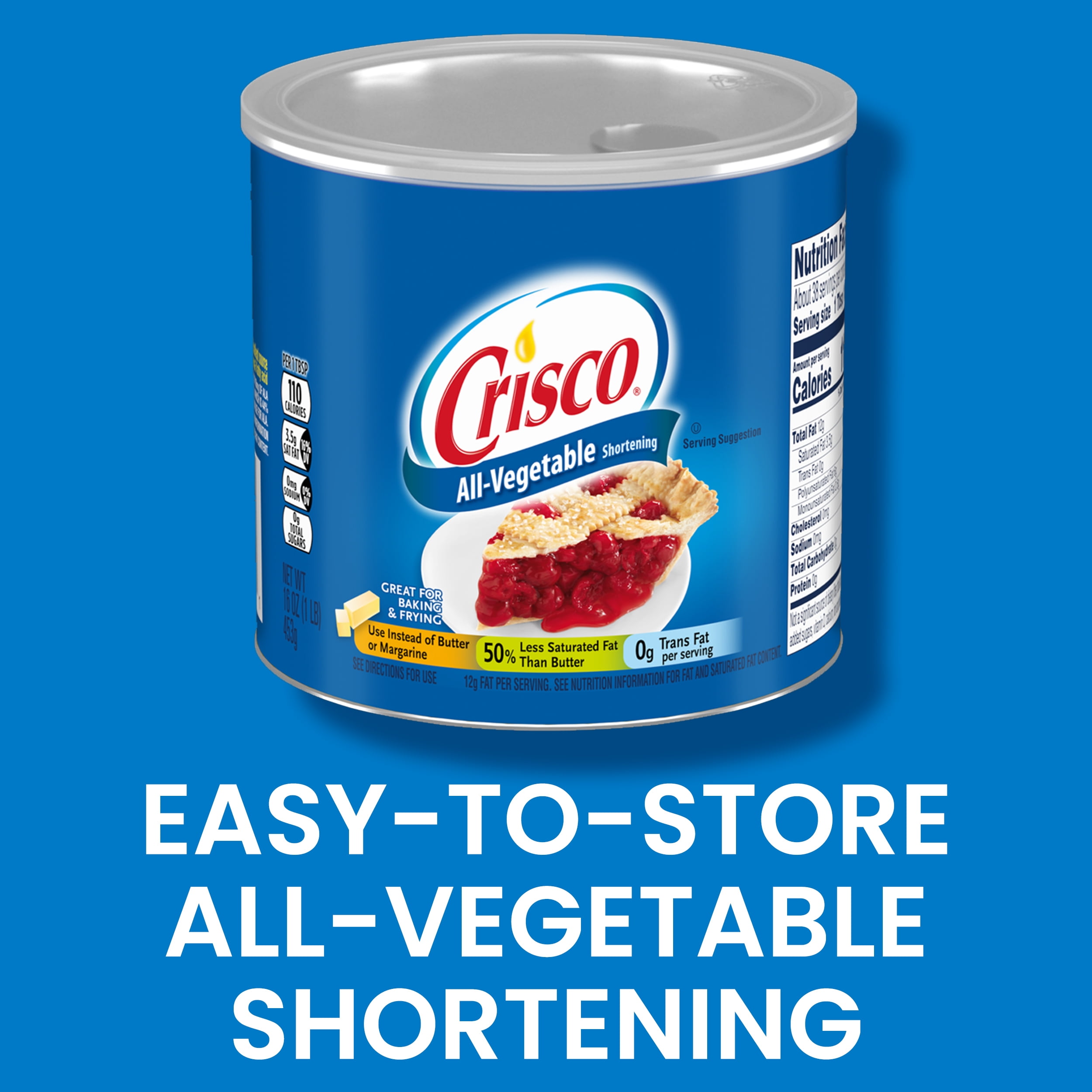 Crisco® Butter Flavor All-Vegetable Shortening, 16 oz - City Market