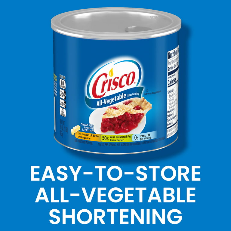 Crisco All-Vegetable Shortening, 16 oz 
