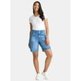 thumbnail image 2 of Madden NYC High Rise Short with Side Seams, Women's, 2 of 5