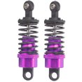 thumbnail image 4 of 2 amortiguadores de aluminio RC de 2.480 in para TRAXXAS SLASH 2WD RC piezas de actualización de coche, color morado, 4 of 15