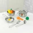 thumbnail image 2 of Pemberly Row Plastic Made 11 Piece Deluxe Cookware Set in Silver, 2 of 6