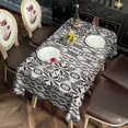 thumbnail image 4 of Boho Bohemia Geometric Line Art Rectangle Tablecloth 60"x120",Waterproof Polyester Rectangle Table Cloth, Wipeable Spillproof Polyester Tablecloth for Dining, Camping, Indoor and Outdoor, 4 of 6