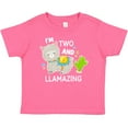 thumbnail image 3 of Inktastic Im Two and Llamazing with Llama and Cactus Boys or Girls Baby T-Shirt, 3 of 5