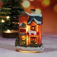 thumbnail image 1 of Brightness Led Light Up Small Village House Scene Christmas Decor Ornament, 1 of 5