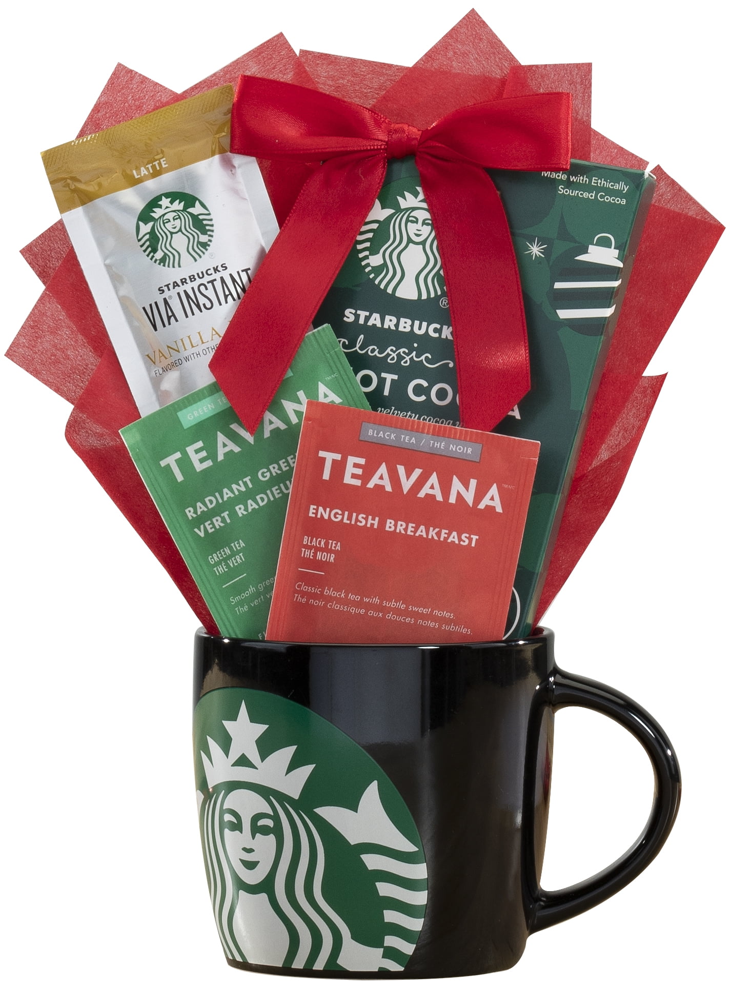 Starbucks Coffee and Teavana Tea Collection Gift Basket - Wine Country Gift  Baskets