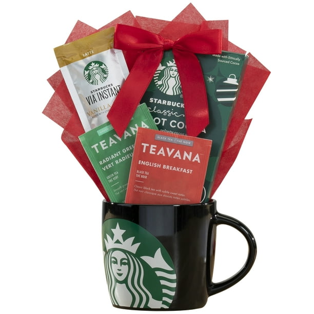 Starbucks Latte, Cocoa and Teavana Tea by Wine Country Gift Baskets