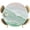 sage green, variant on Fitted Round Tablecloths Elastic Edged Table Covers 55"-60",Gradient Ginger Waves Waterproof Dining Room Table Cloth