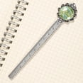 thumbnail image 3 of Map Vintage Silver Lace-Edged Bookmark: a Gift for Readers and Book Lovers, 3 of 5