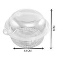 thumbnail image 4 of Vgeby Clear Plastic with Lid Bread, Fruits Food Storage Container (400 Count), 4 of 6