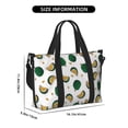 thumbnail image 2 of Travel Duffle Bag Cute Dark Blue Durian Travel Tote Bags Carry on Luggage Waterproof Weekender Bags with Top Handle Adjustable Shoulde Strap for Travel Gym, 2 of 5