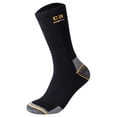 thumbnail image 2 of Camano Calcetines unisex, paquete de 9 - Calcetines de trabajo, algodón, logotipo, color liso. Negro 43-46, 2 of 3