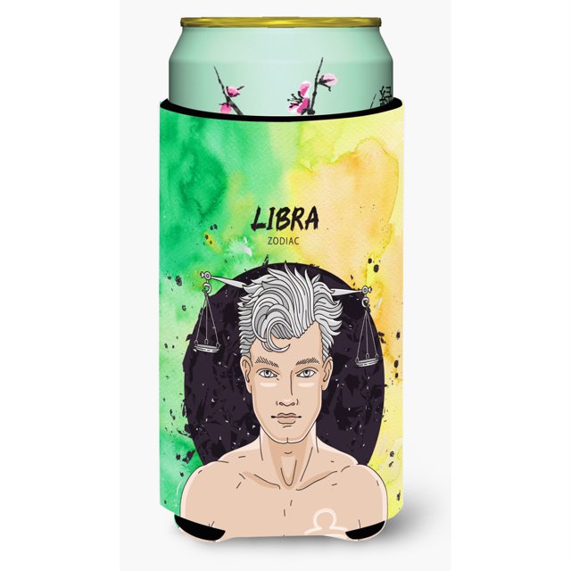 "Treasures Libra Zodiac Sign Decorative Can Hugger, Multicolor" Caroline's Treasures BB7323TBC