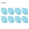 thumbnail image 3 of Uxcell 40 Pcs Bolsa de Microfibra para Joyería, 3.1 × 3.1 Pulgadas, Azul Claro, 3 of 5
