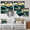 thumbnail image 4 of Designart "Nature s Roar in the Mountains II" Abstract Landscape Metal Art Print, 4 of 5