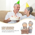 thumbnail image 3 of WHAMVOX Estatua De Pareja Anciana En Resina Para De Aniversario Y Ambiente Acogedor, 3 of 6
